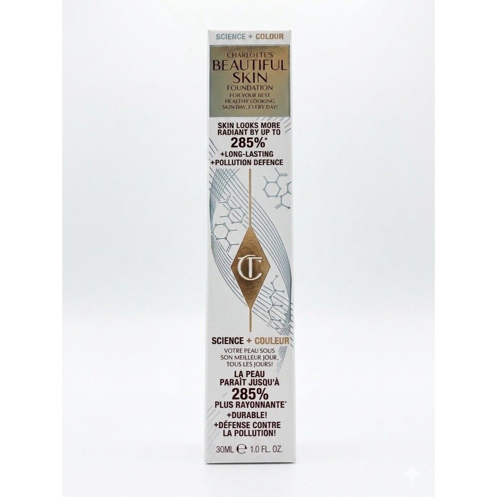 Charlotte Tilbury Beautiful Skin Foundation Neutral 1 Full Size Brand New in Box